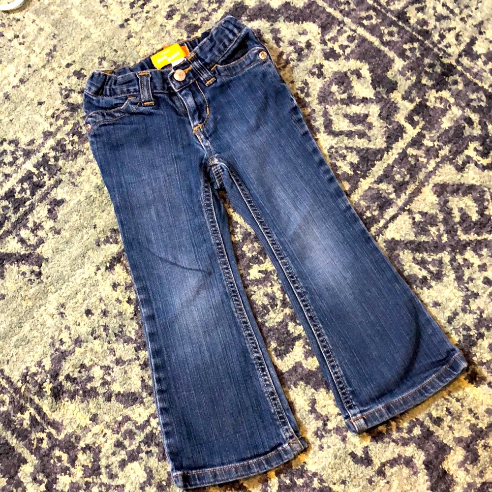 Old Navy stretch flare denim jeans EUC! 3t